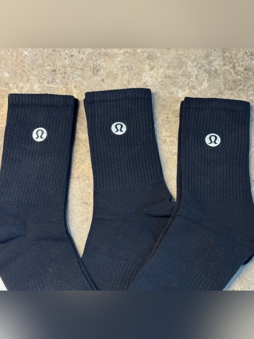 New Women’s Lululemon Athletica Socks 
3 pairs Size Medium Daily Essential Socks